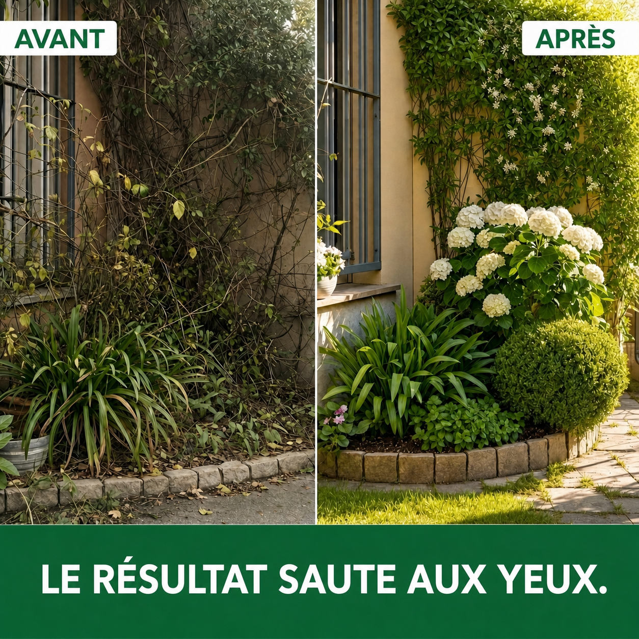 Avant et après : le résultat des soins guidés par PlanteVerte est visible